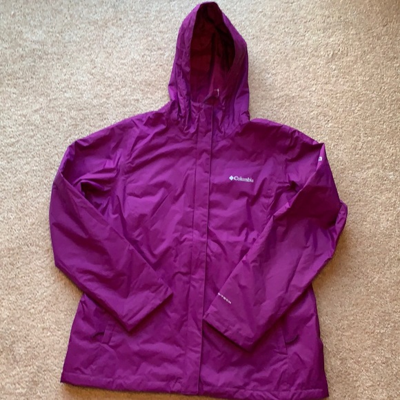 Columbia Jackets & Coats Columbia Columbia Purple Winter Rain Jacket Coat Xl Nwot Poshmark